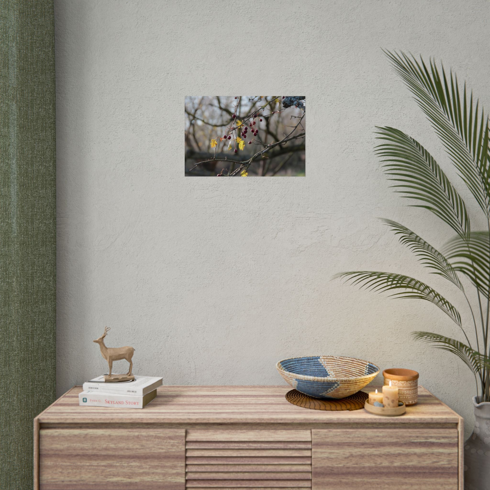 Winter Berries Rolled Poster