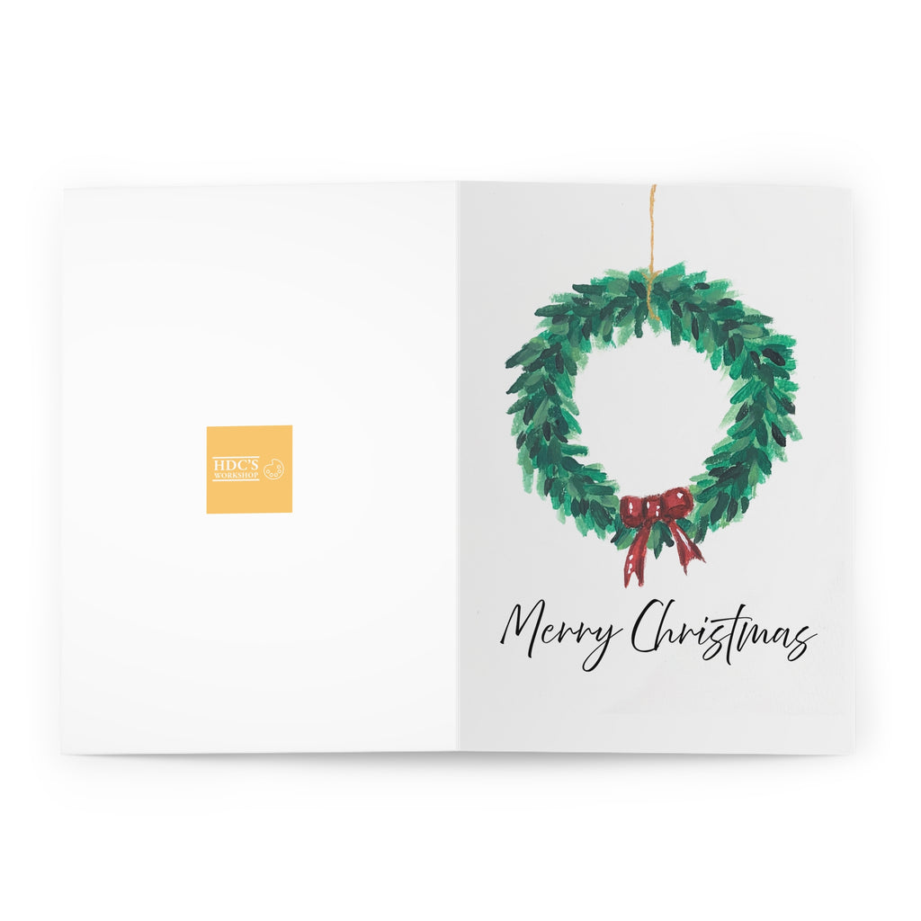Pack of 5 Wreath Greeting Cards
