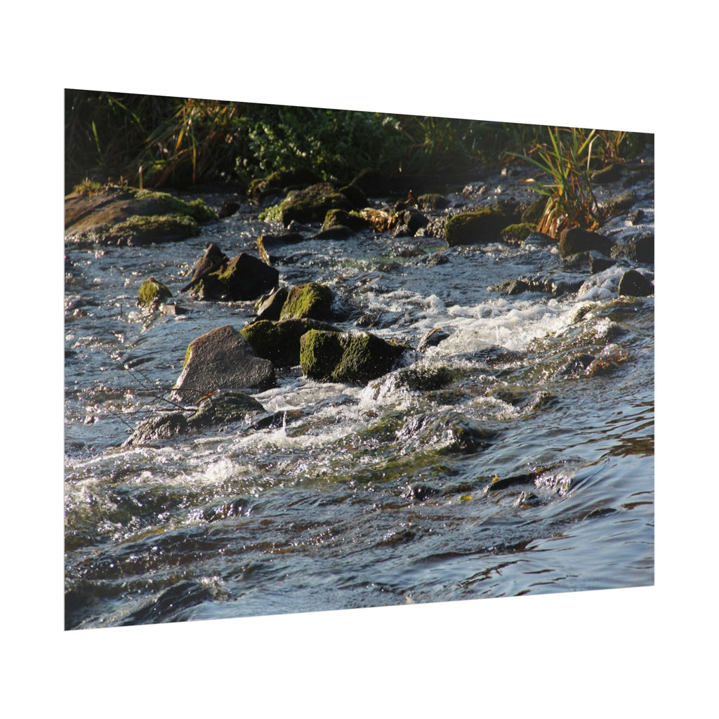 River Scene Rolled Poster