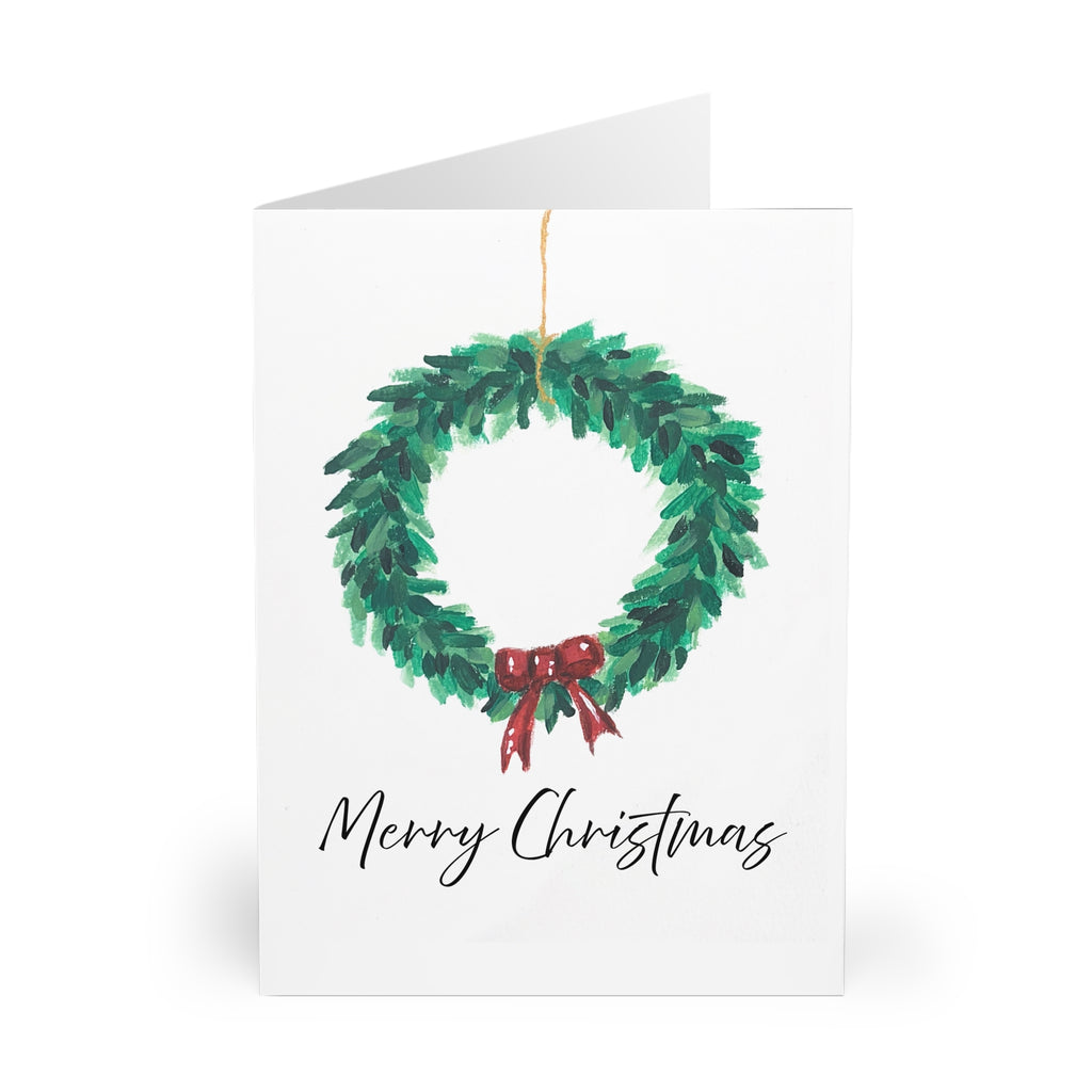 Pack of 5 Wreath Greeting Cards