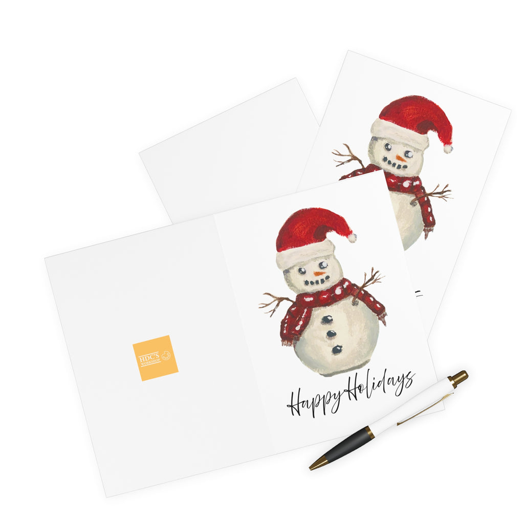 Pack of 5 Snowman Greeting Cards