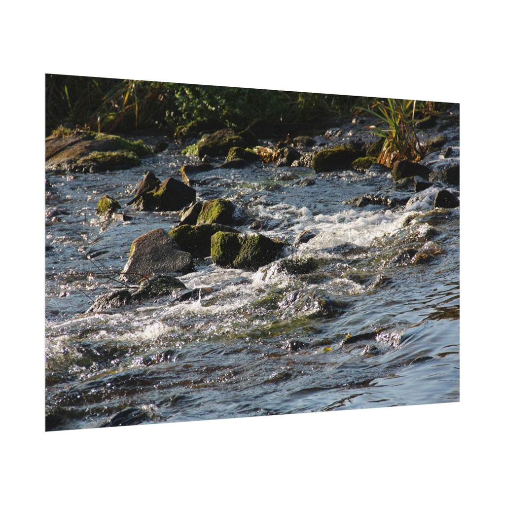 River Scene Rolled Poster