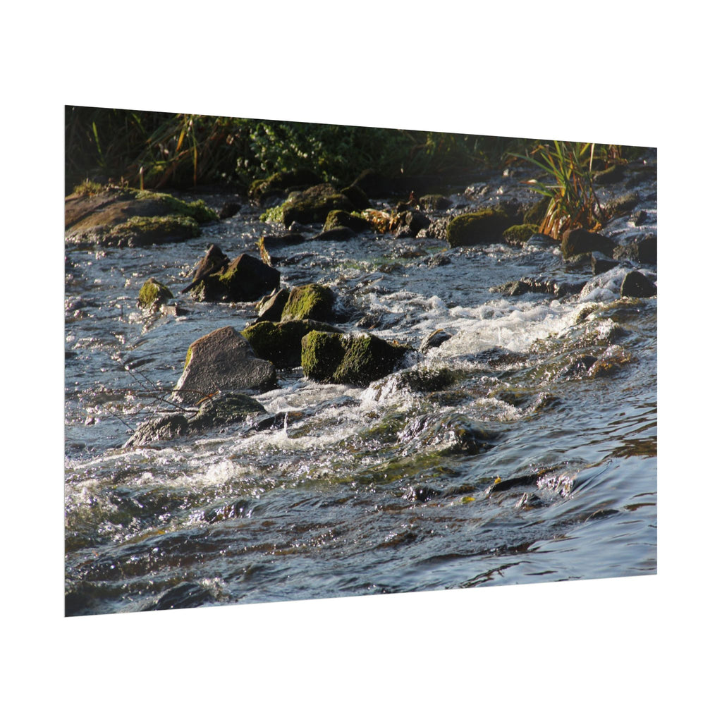 River Scene Rolled Poster