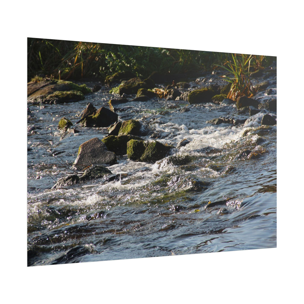 River Scene Rolled Poster