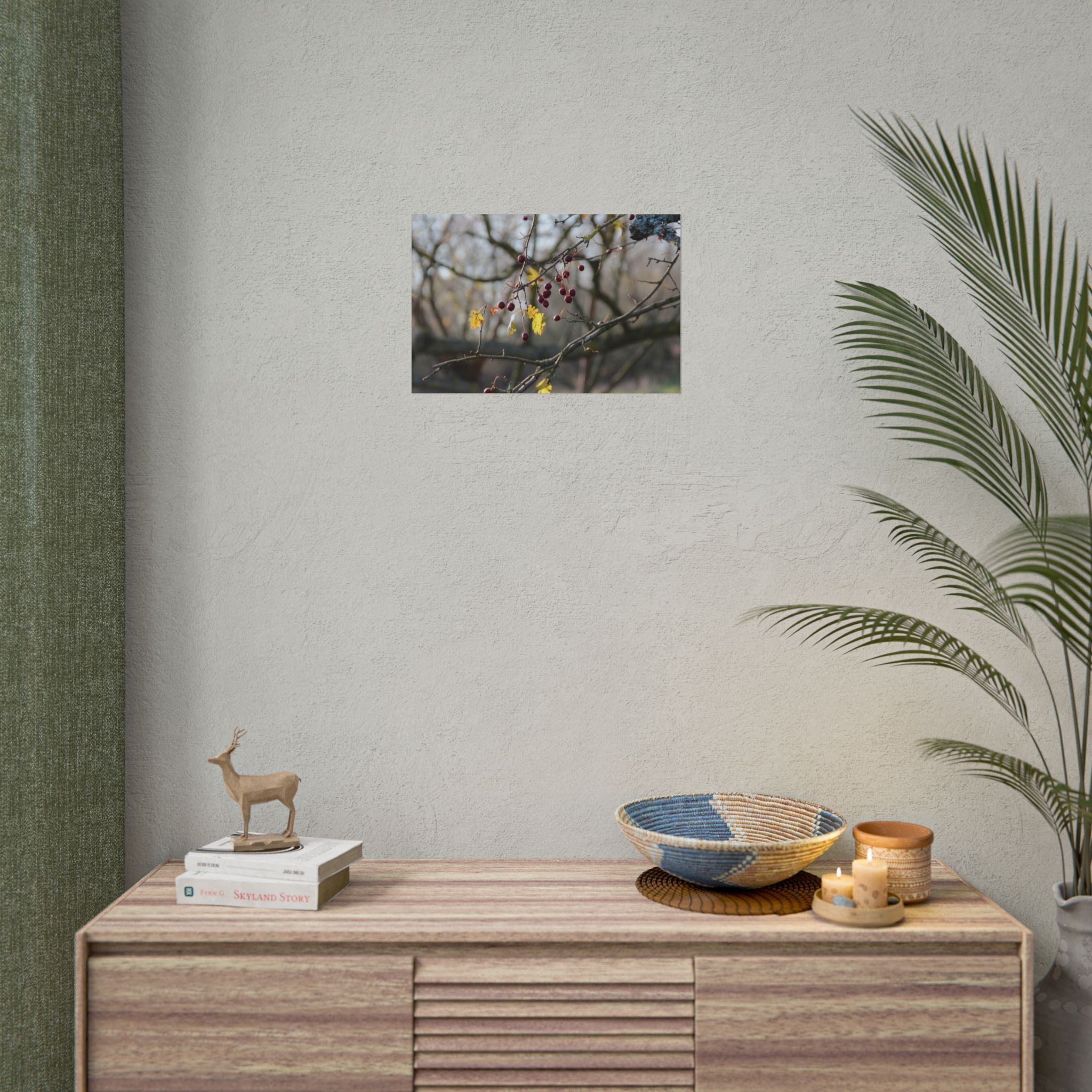 Winter Berries Rolled Poster