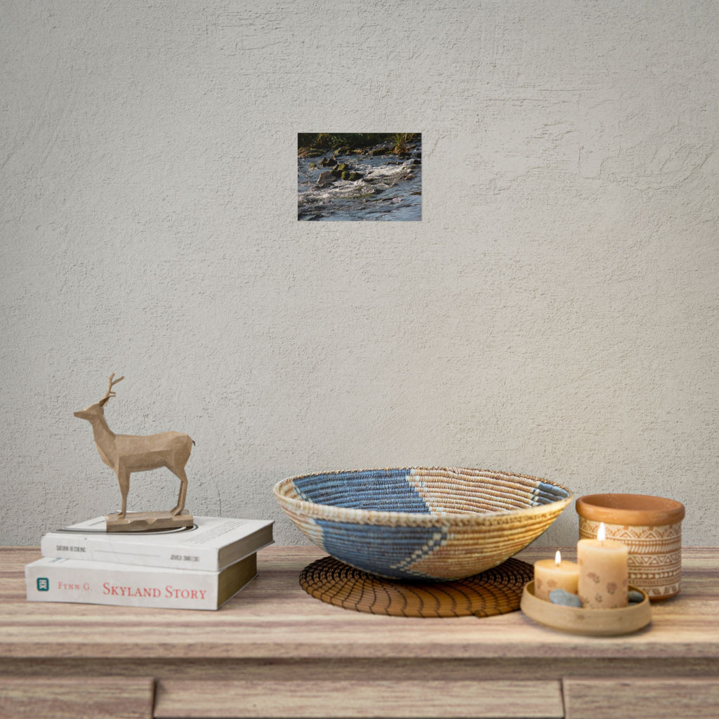 River Scene Rolled Poster