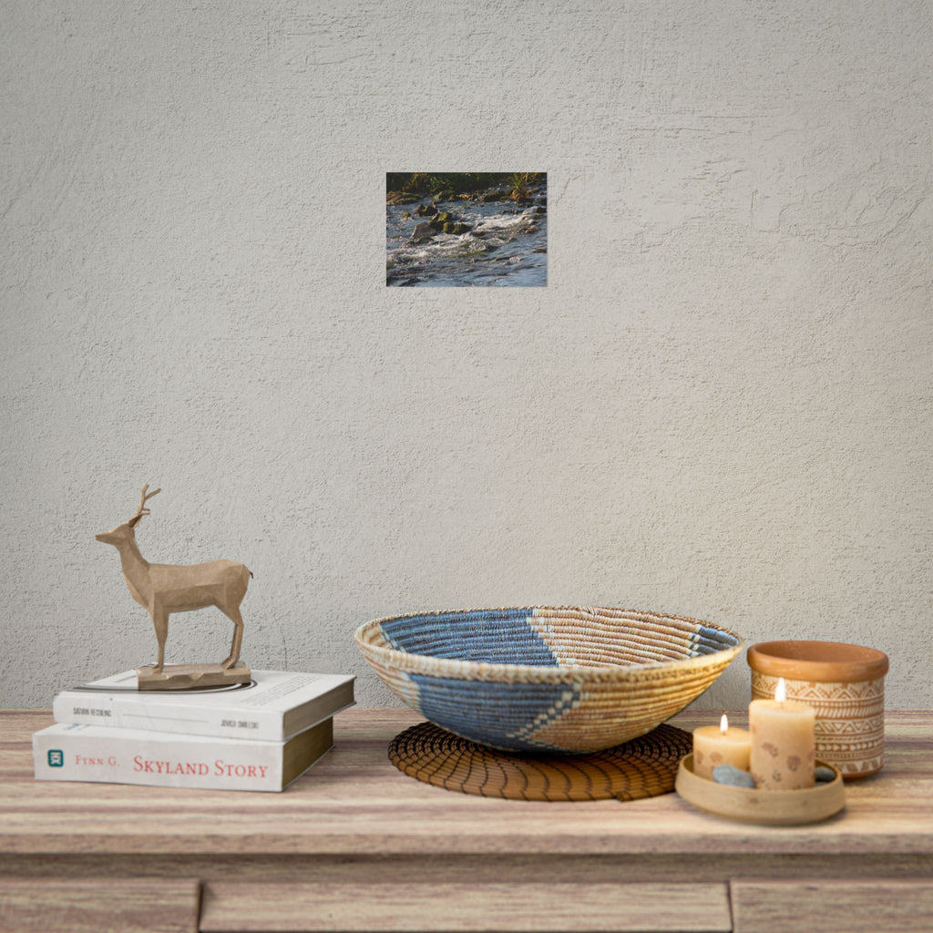 River Scene Rolled Poster